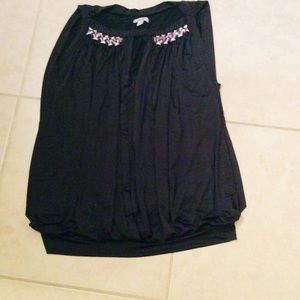 💜BOGO SALE💜 Cache black sleeveless top